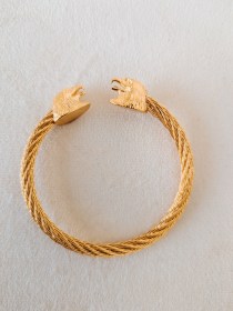 Pulseira escrava eagle dourado