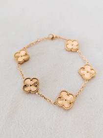 Pulseira Flowers DOURADO